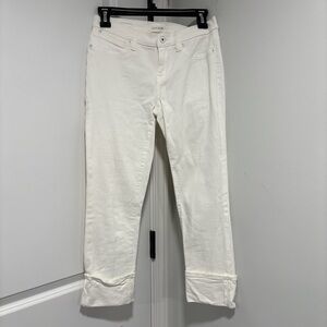 LILA RYAN Off-White High-Rise Jeans